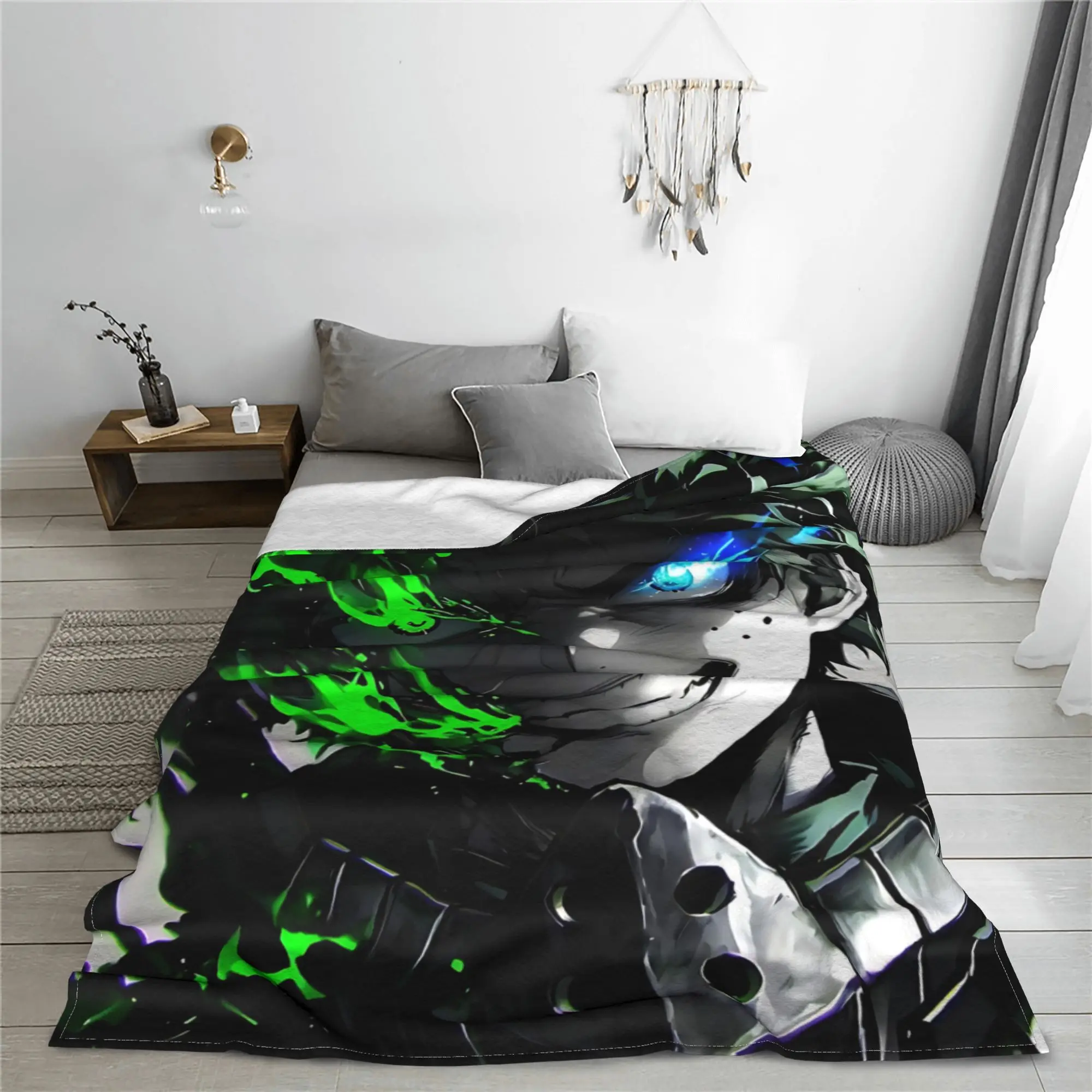 1PC Izuku Midoriya  Winter Blankets for Adults Bedding Home Interior Sofa Knee