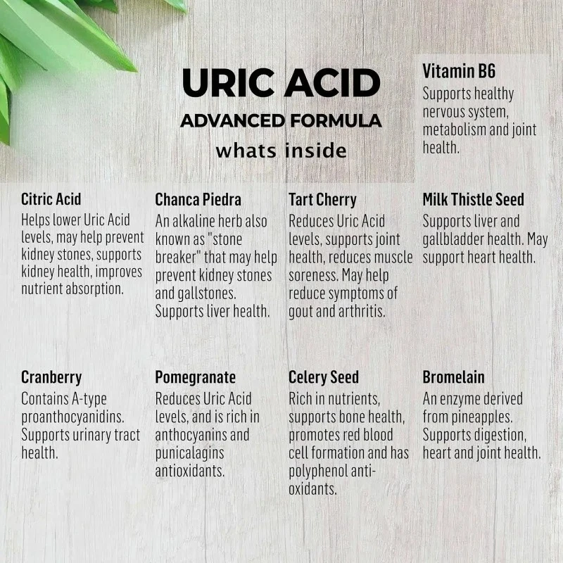 Cranberry, parsley, sour cherry, milk thistle, and bromelain - used for liver and urinary tract hygiene and health 60 capsule