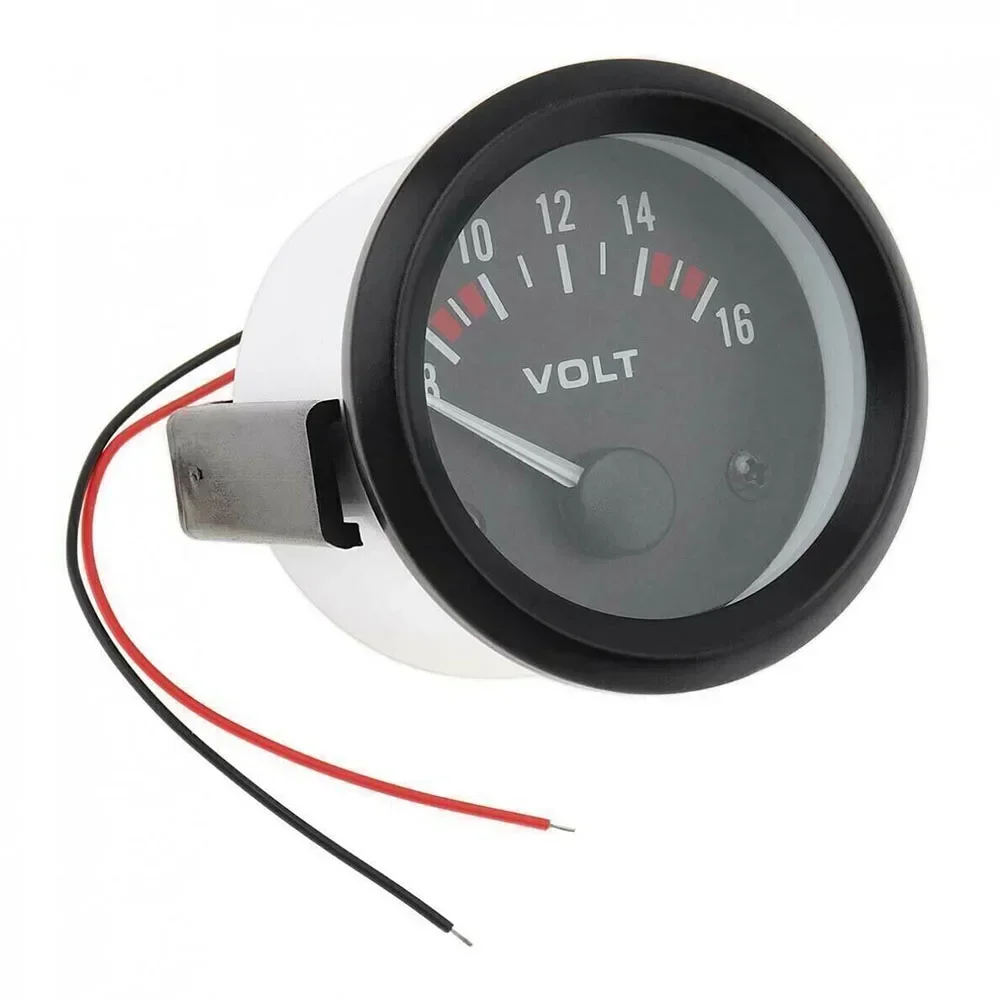 1PCS 12V 2 Inch 52MM LED For Universal Car And Motorcycle Voltage Meter 8-16V Measure Automotive Power Supply Voltage