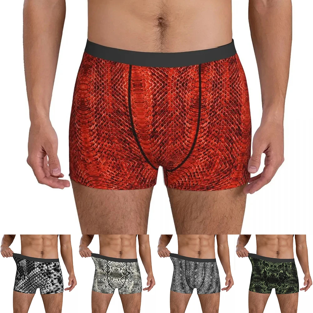 Boxer pour hommes, slip imprimé en 3D, flambant neuf, respirant, thème classique, ajustement confortable, tissu en Polyester