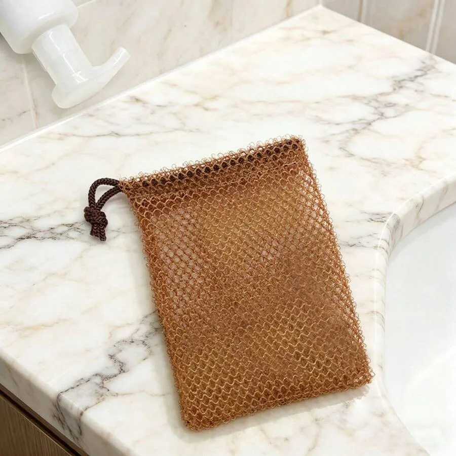 

African Soap Bag Foaming Net Nylon Net Soap Storage Bag For Bathing, Face Washing, And Foaming