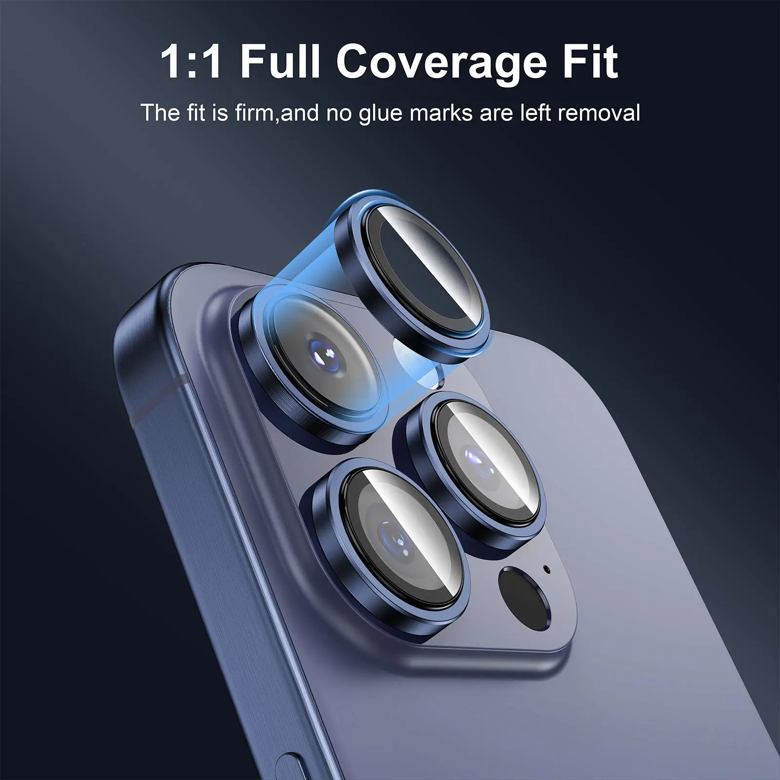 Camera Lens Protector For iPhone 11 12 13 14 15 Pro Max 13 Mini Metal Ring Protector Glass Camera Lens For iPhone 14 15 Pro Plus