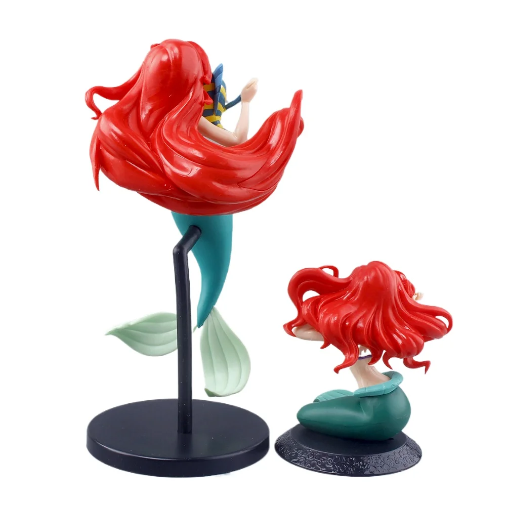 Desktop Decoration Anime Little Mermaid Ariel Action Figure Toys The Princess Collection Room Car Cake Decoration Xmas Gift view 2