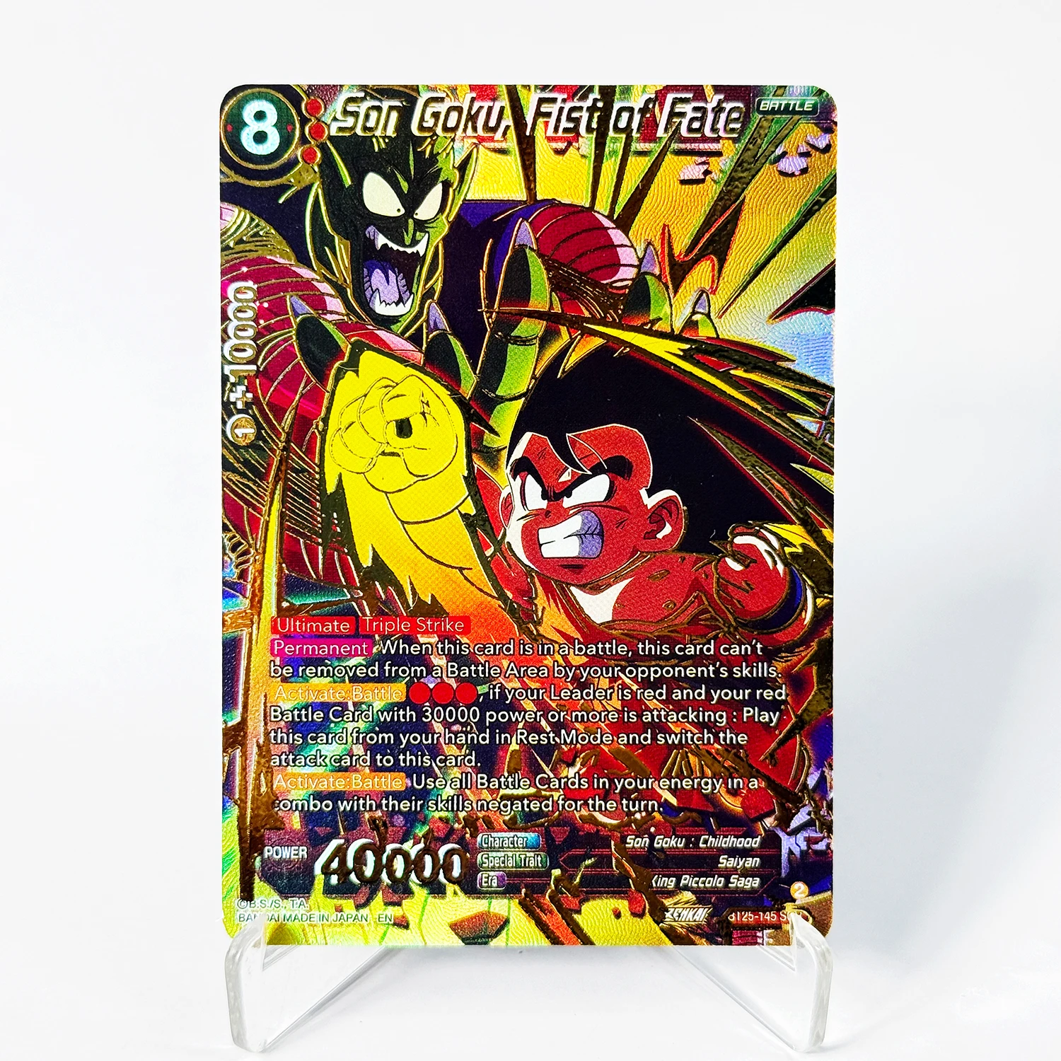 Dragon Ball Super Legend of the Dragon Balls Set Replica High Quality Cards Foil Texture Card Goku Frieza Buu SS4 Gogeta Cheelai
