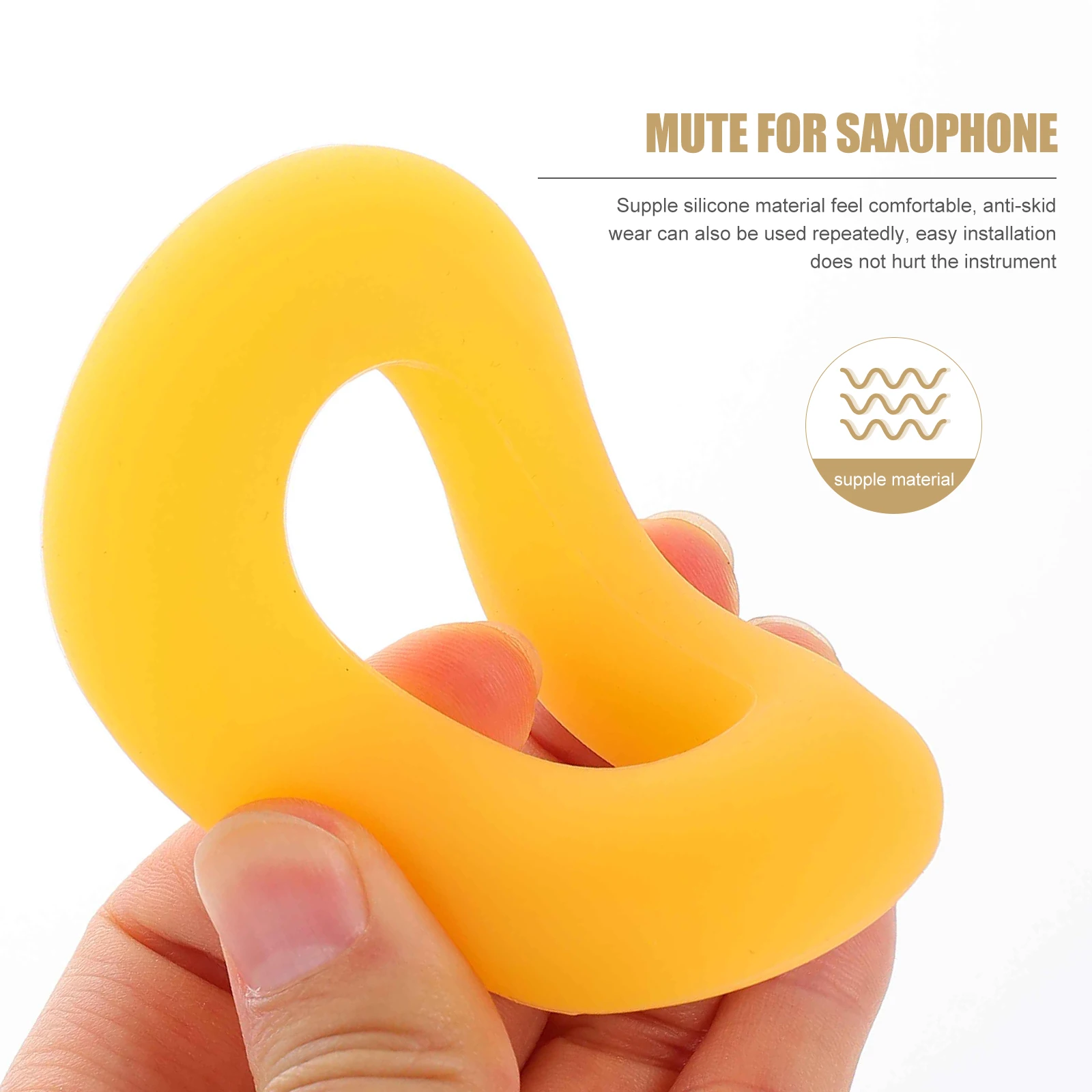

Alto Saxophone Muffler Accessories Replacement Mute Dampener Clarinet Sound Musical Instrument
