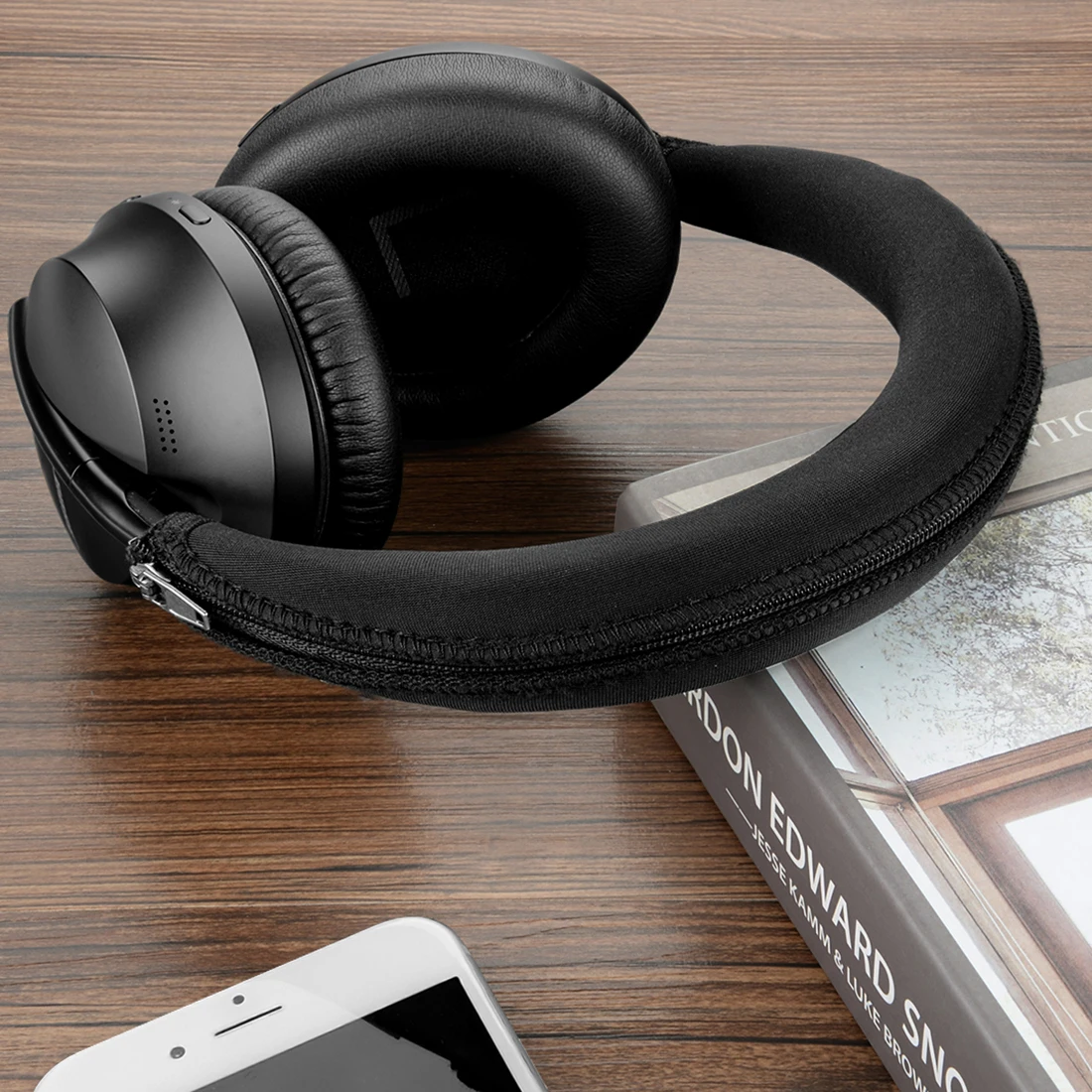 Geekria-funda de diadema de tela flexible, Compatible con Bose 700 UC, 700, NCH 700, NC 700, auriculares con cancelación de ruido