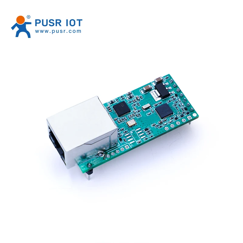 

Custom PUSR Serial to RJ45 Module UART TTL to Ethernet TCPIP Converter Support DHCP DNS 4 Pieces USR TCP232 T2 Accessory Gift