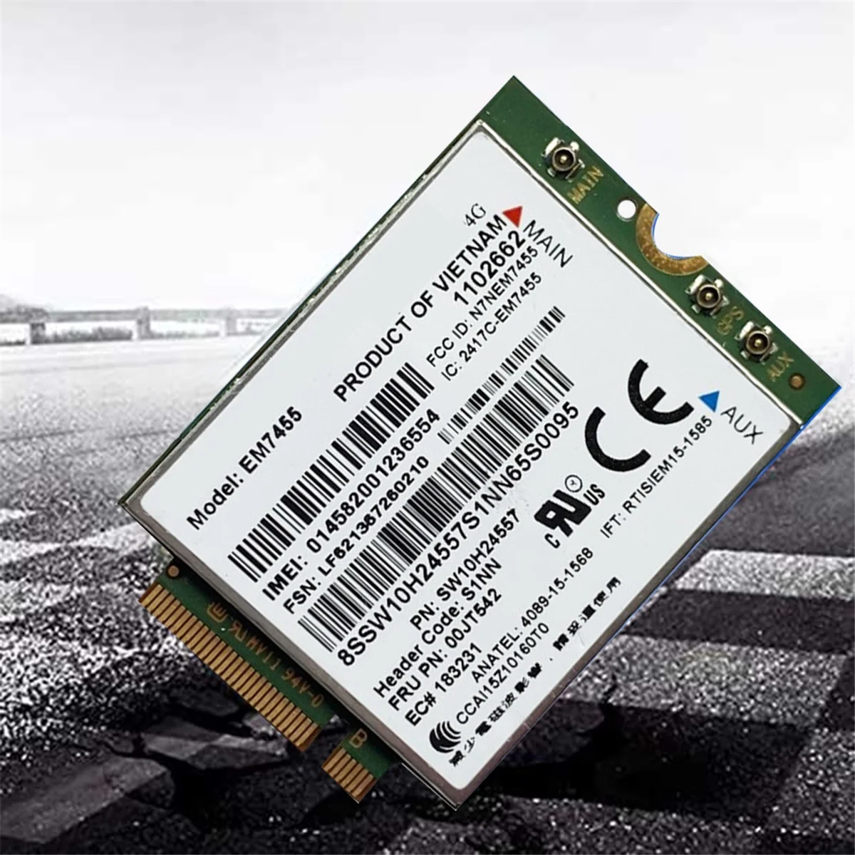 Em7455 LTE 4G Cartão + Antena Gobi6000 FRU 00JT542 01AX756 para Thinkpad T460 T460P L560 Yuga 260 P50 P70 X260