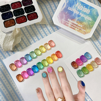 Summer Candy Jelly Color Solid Nail Polish Gel 9 Colors Nail Gel - Strong Setting Gel, Transparent Jelly Color, Can Be Overlaid
