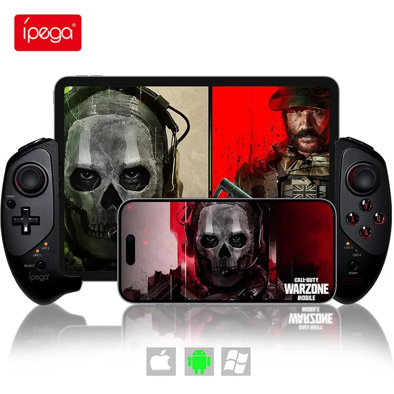 Ipega PG-9083S Gamepad Bluetooth Wireless Joystick for IOS MFI Games TV Box Android Tablet Ipad Stretchable Gaming Controller