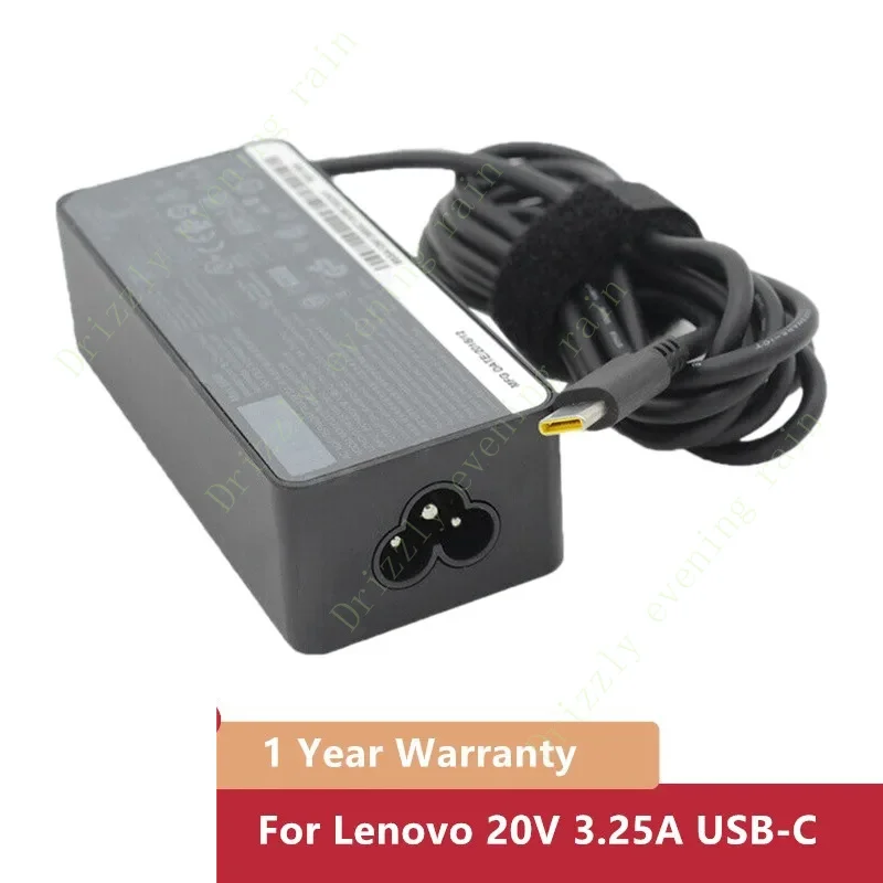 Adlx65ylc3a 02dl1 original laptop AC adapter power supply for Lenovo Yoga 7 yoga duet 7 gaming USB-C Type-C 20V 3.25a 65W