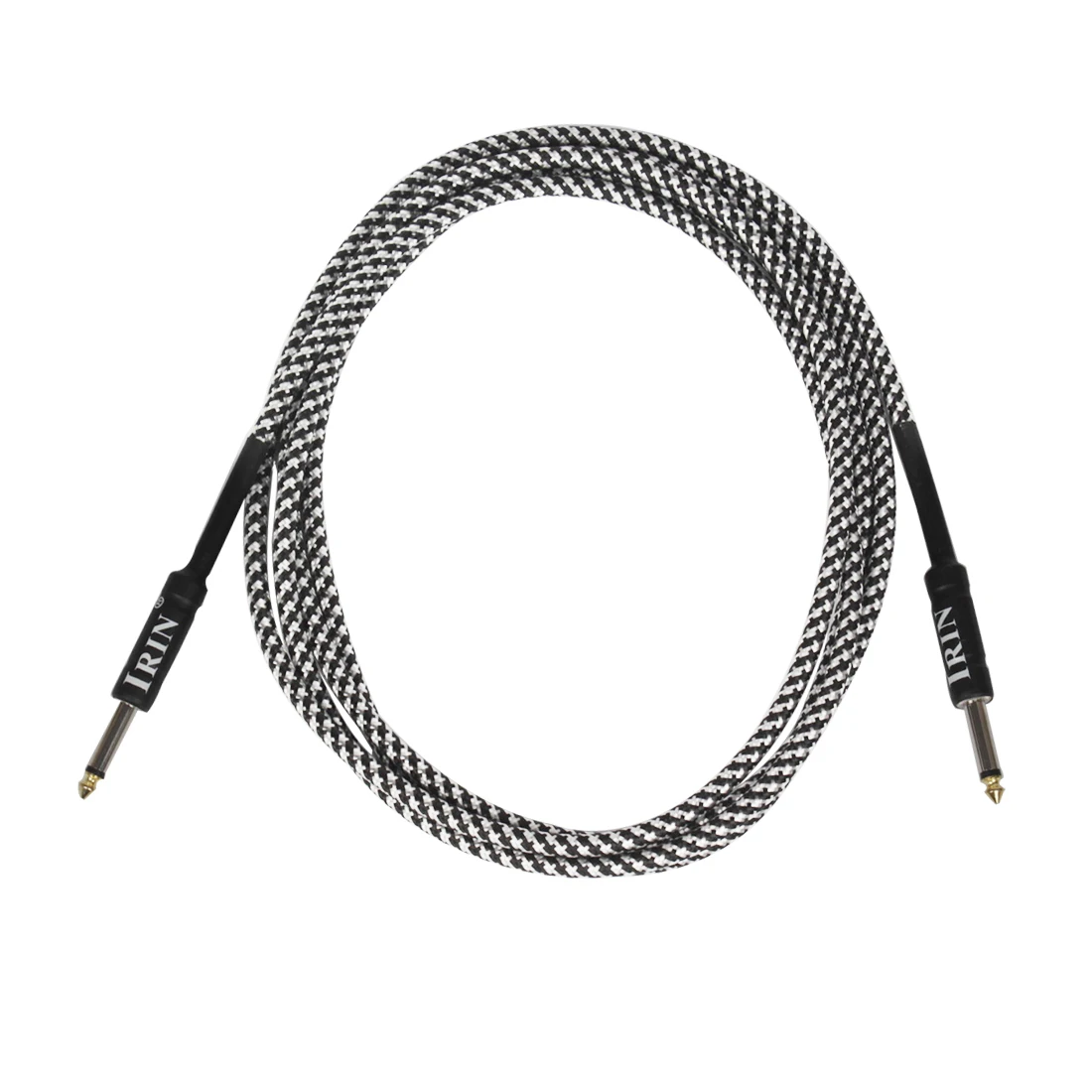 Cable de Audio IRIN para guitarra, Cable de Audio con enchufe de níquel colorido para guitarra eléctrica, amplificadores de bajo eléctrico, accesorios de piezas de guitarra