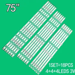 Dla Samsung 75-calowy pasek podświetlenia LED dla BN96-50310A 50311A 50312A UN75TU7000 UN75TU700D UN75TU8000 UN75TU8200 CY-BT075HGEV1H