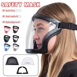 Transparent Head Eye Protective Cover Splash Protection Mask High-Definition Anti Fog Anti Splas Goggle Kitchen Tool With Filter