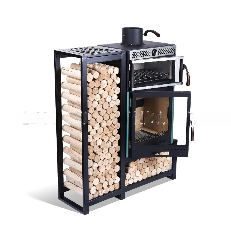 

Real fire fireplace exquisite with firewood rack dual-purpose fireplace modern wind heating high calorific value