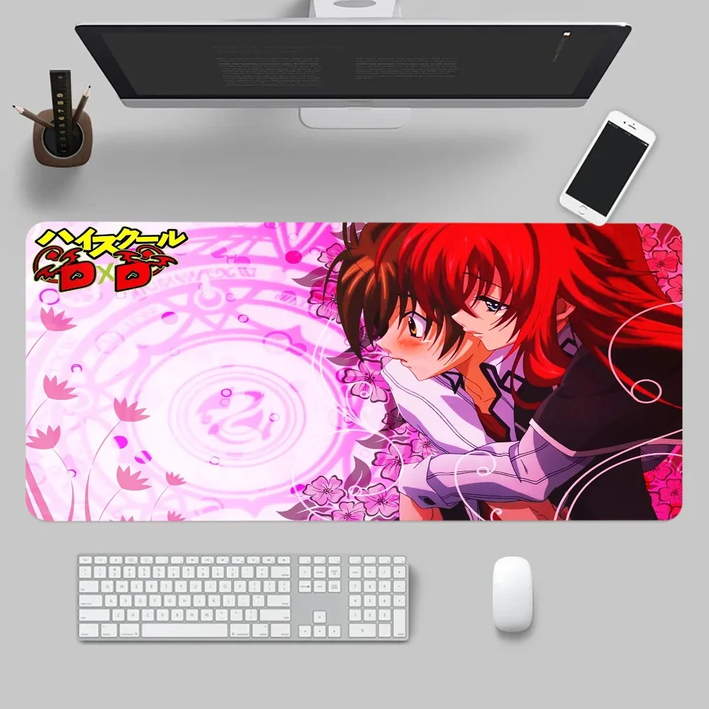 900x400mm Mousepad Mats Keyboard Pc Cabinet Pad High School DxD Rubber Mousepad Gamer Non-slip Mat Mausepad Deskmat Gift For Boy