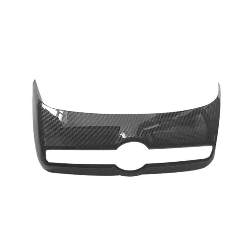 Car Carbon Fiber Texture Interior Accessories For Volvo XC40 2018-2025 ABS Center Audio Adjustment Frame Knob Cover Trim