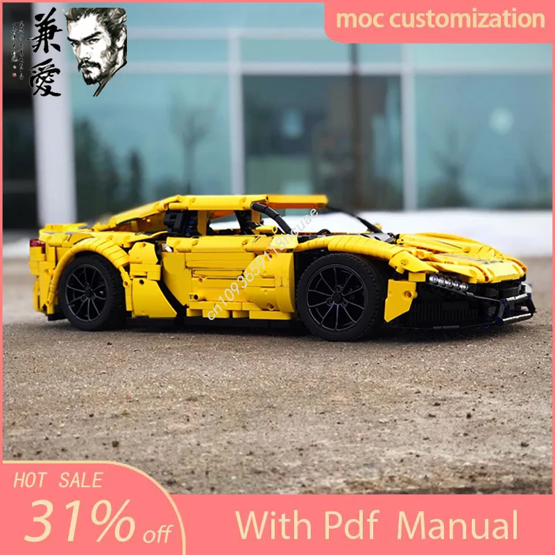 

2683PCS Moc Rezvani Beast Alpha Supercar technology creative Model Building Blocks Speed Vehicle Bricks Toys Kids Adult Gifts
