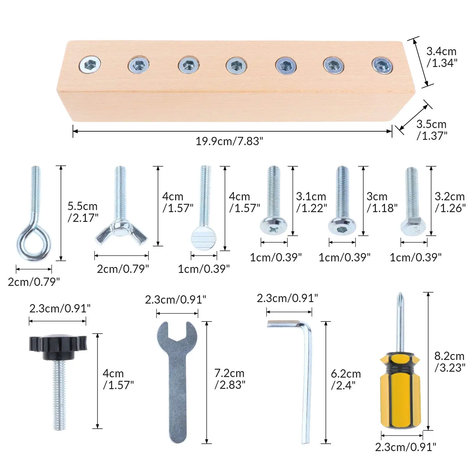 Screwdriver Board Set for Children, 3 Anos Meninas, 3 Anos, 4 Anos, 5 Anos de Idade