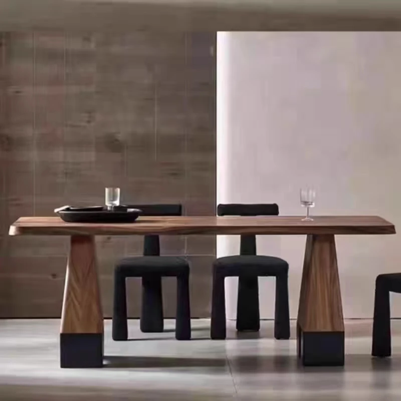 

Minimalist Designer Dining Table Brown Design Study Conference Dining Table Restaurant Dinette Tavolino Da Salotto Furniture