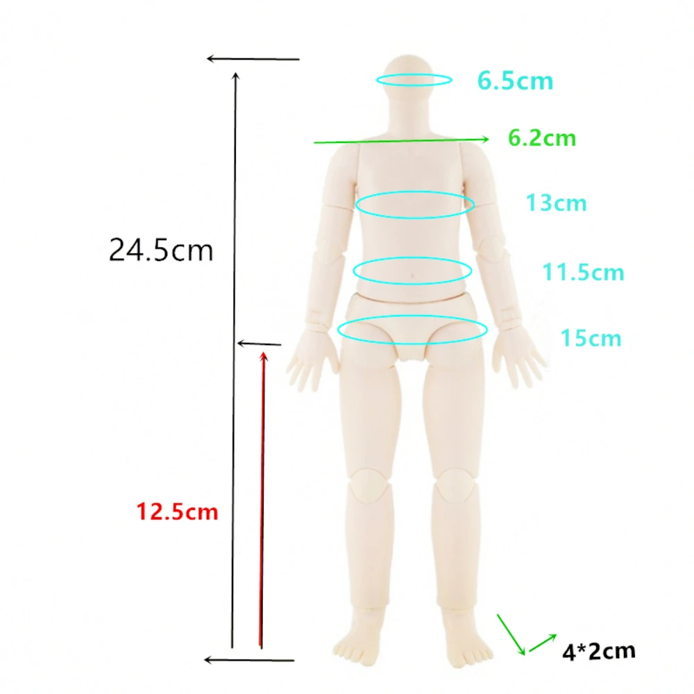 1/6 1/4 Doll's Clothes for 30/45cm Bjd Doll Sailor Suit Dress College Style Casual Girl Toys Dress Up Doll Accessories,no Doll