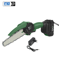 21V Electric Chain Saw 6 inch Pruning Saw Li-ion Battery Portable Woodworking Electric Garden Logging By PROSTORMER