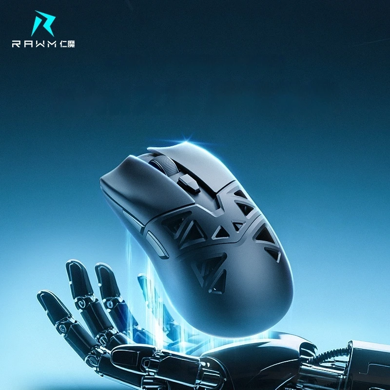 

RAWM SA-SL01 Wireless Gaming Mouse E-Sports Three Mode Lightweight Small Medium-Sized Mouse PAW3395 For Office And Computer