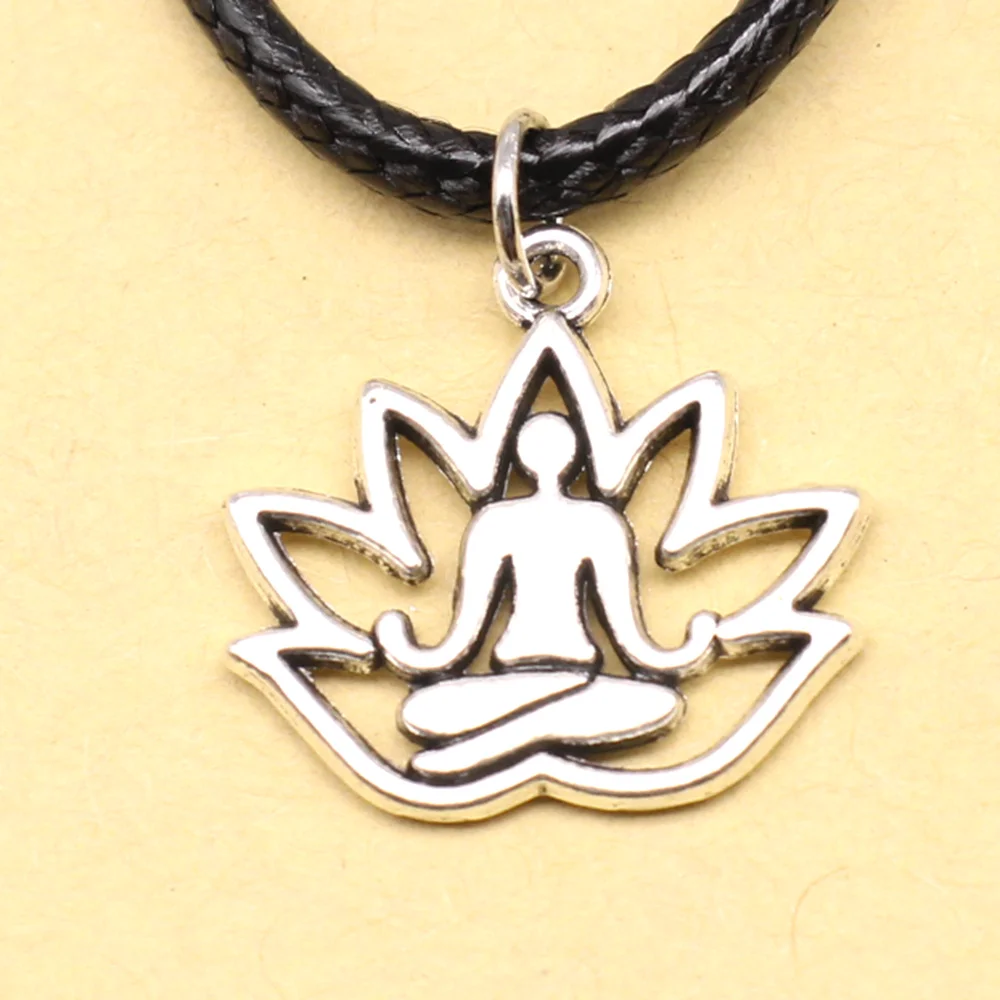 1 Piece 17x18mm Lotus Buddha Jewelry On The Neck Jewlery Trendy