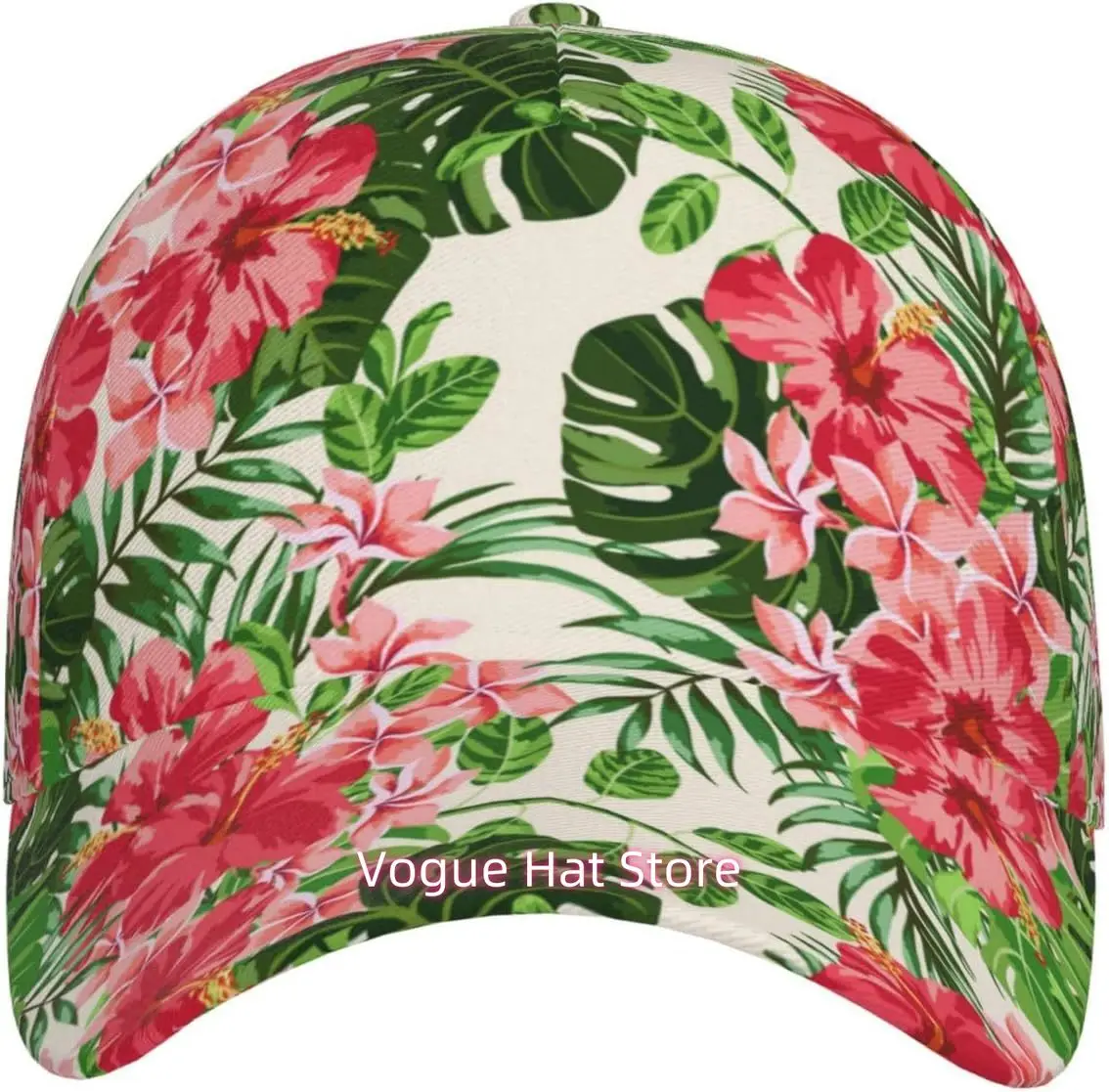 Hawaii Tropical Flower Baseball Hats Women Men Trucker Hat Adjustable Hawaiian Snapback Baseball Cap Hat