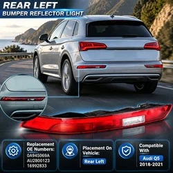 Led Bumper Reflector Verlichting Voor Audi Q5 2018 2019 2020 2021 Achter Signaal Mistlamp Staart Remlicht