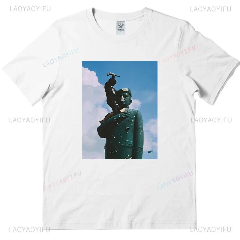 Con Venezuela Hasta El Final Gedruckt T-shirt Vintage Streetwear Frau Mann Hohe Qualität Baumwolle T Shirs Klassische Oansatz Kurzen ärmeln