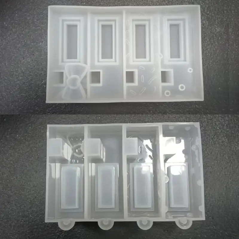 Silicone Phone Stand Dropping Mold Phone Mount Making Molds Accessories Mould Flexible Epoxy Resin Mold for DIY Crafts