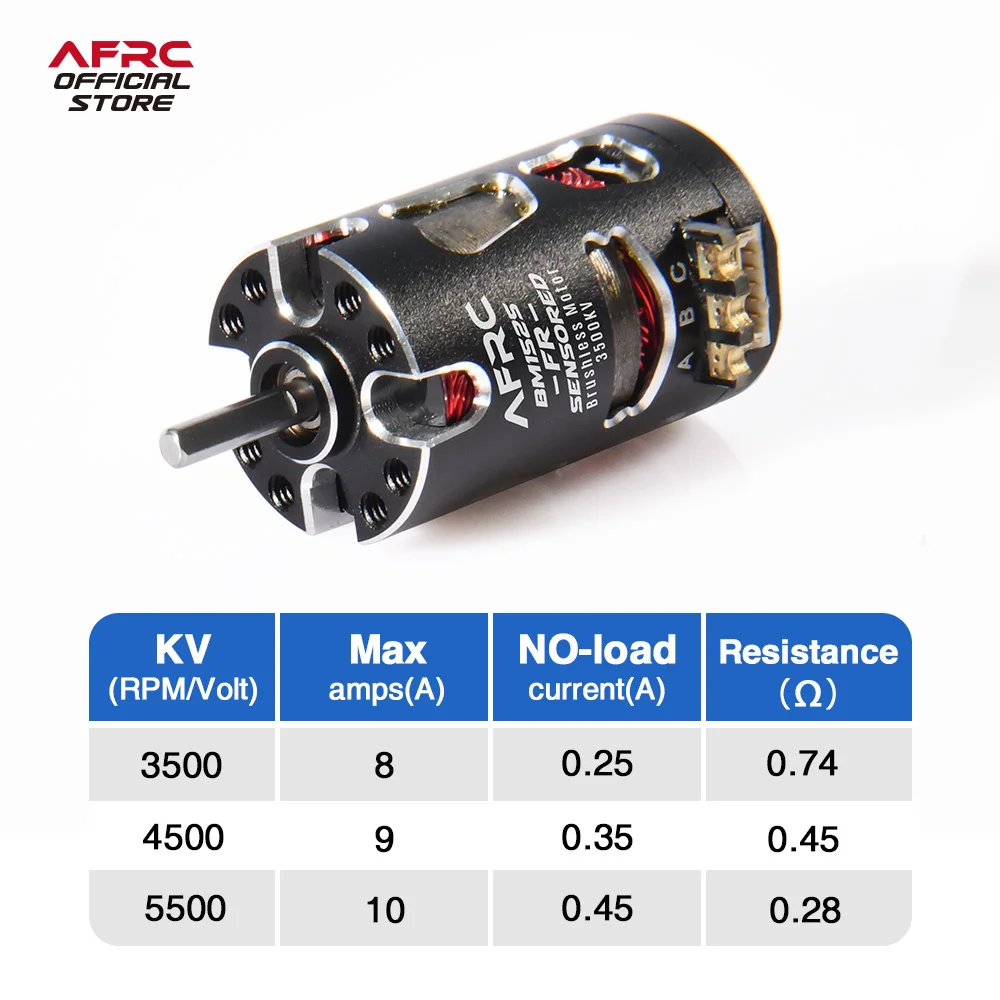 AFRC BM1525 FR motore Brushless Sensored 3500KV 4500KV 5500KV per 1/24 scala 1/28 Mini Z D Q XRX GLRacing aggiornamento assemblaggio fai da te