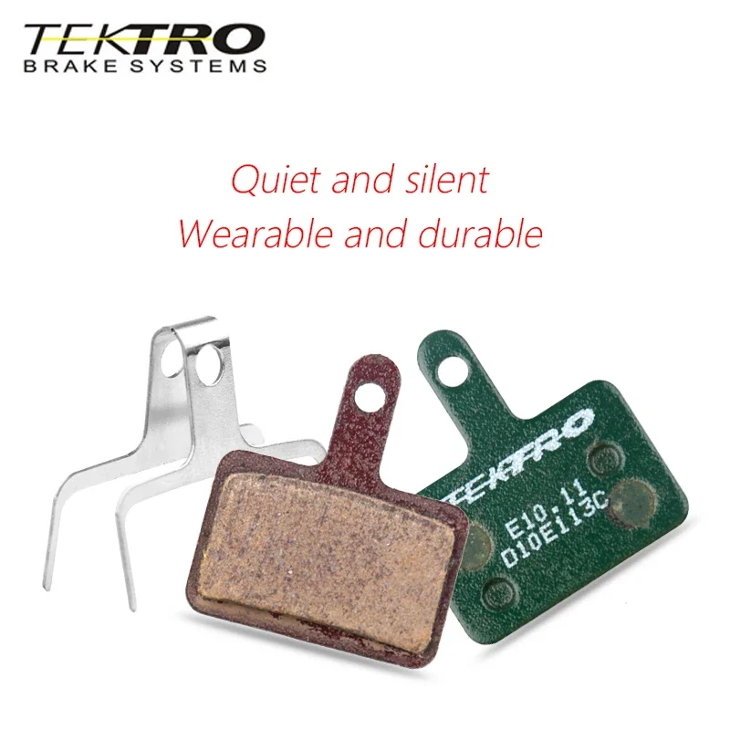 TEKTRO MTB Disc Brake Pads E10.11 High Braking Performance & Low Wear Brake Pad Thickness 2mm Bicycle Accessories image 4