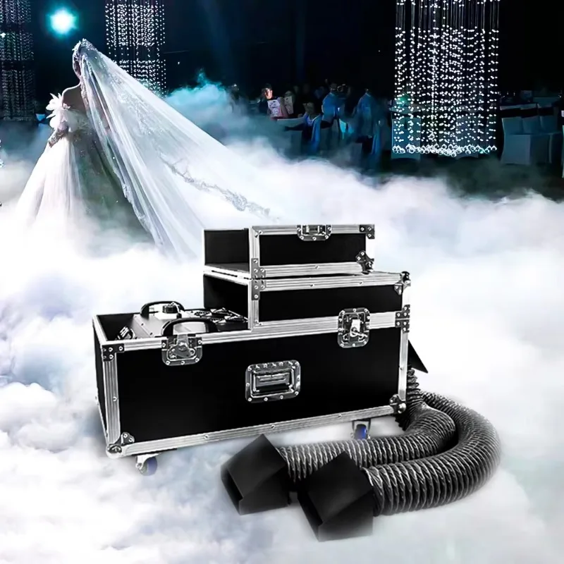 3000W water-based fog machine, low-lying fog fog machine, with flying suitcase