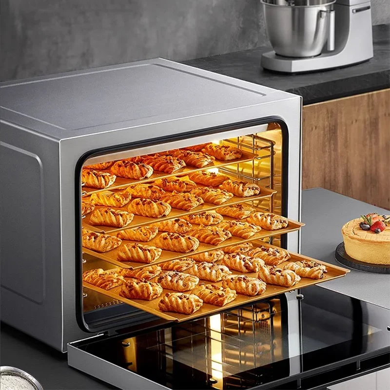 Stainless Steel Commercial Convection Baking Oven Multi-Layer Trays Even Heat Distribution Countertop Electric Oven(Customized)