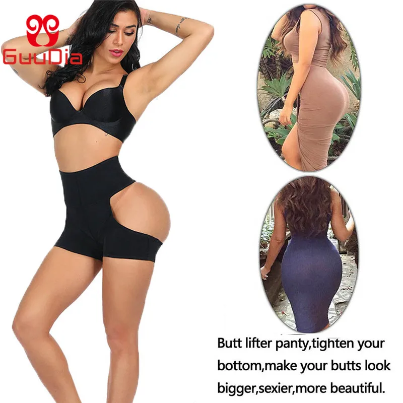 GUUDIA intimo da donna Butt Lifter cintura larga Boyshort Tummy Control mutandine Body Shaper Enhancer intimo ragazzo Shorts