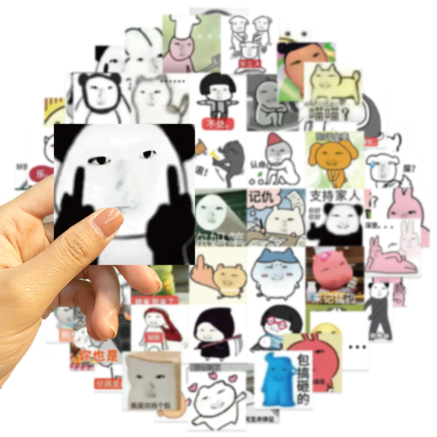 62Pcs Sakuya Sticker Account Material Phone Case Laptop Luggage Water Cup Waterproof Stickers