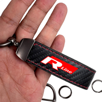 Car Keychain Holder Keyring for For Volkswagen Vw R Racing Rline Passat Golf 3 4 5 6 7 Mk4 Mk5 Mk7 Tiguan Touareg CC GR SR