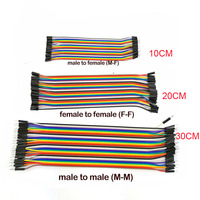 10CM 20CM 30CM Male to Male Female to Female 40Pin Jumper Wire Connection Line Breadboard Jumper Cable DIY Kit E2