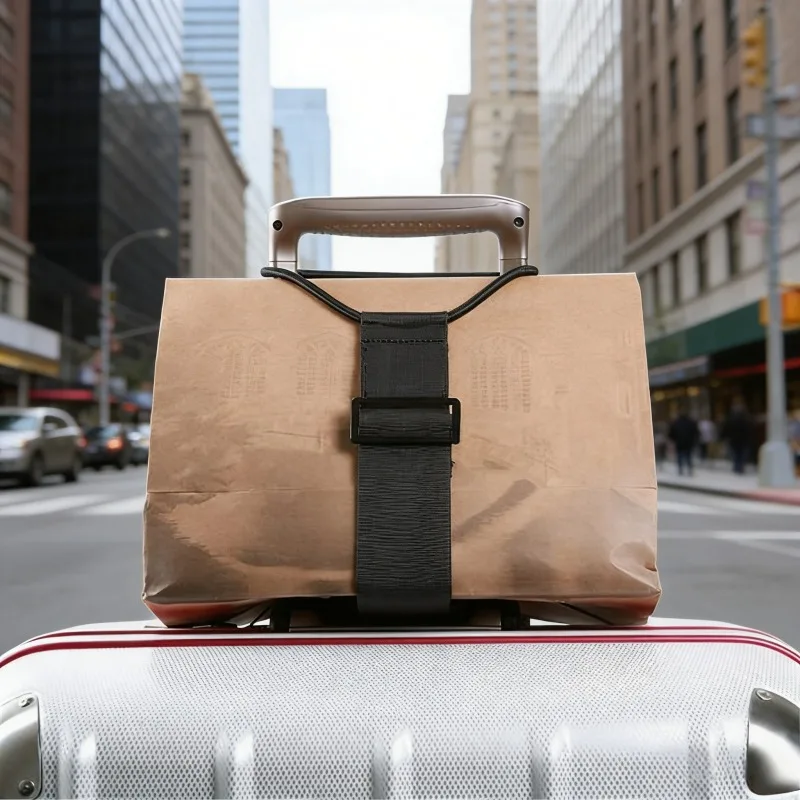 Nylon Luggage Strap, Durable Seat Belt Elastic Band, Suitable for Backpacks and Travel Bags, Suitcases, Weekend Vacations