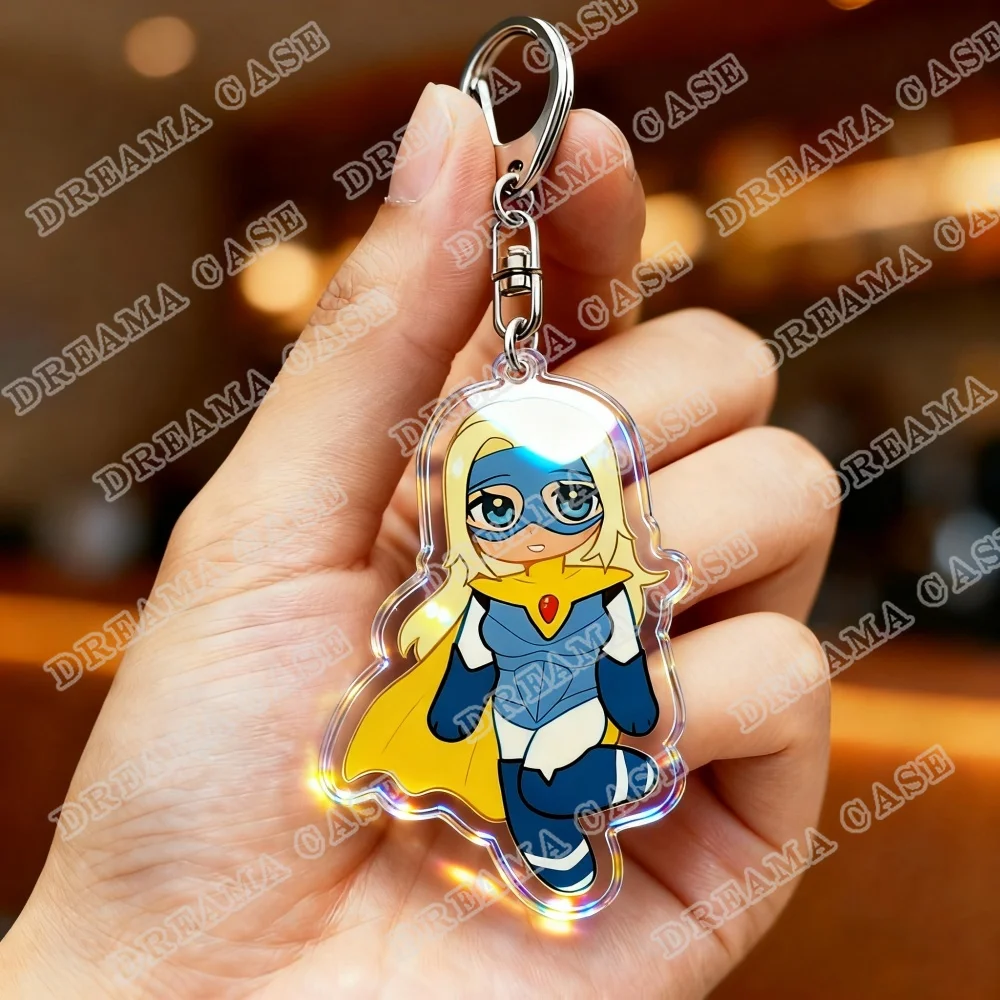 لطيف الكرتون لعبة المفاتيح للإكسسوارات Mecha رجل شقراء السترة روبرت روبرتسون كيرينغ مجوهرات إرسال عشاق الألعاب الهدايا