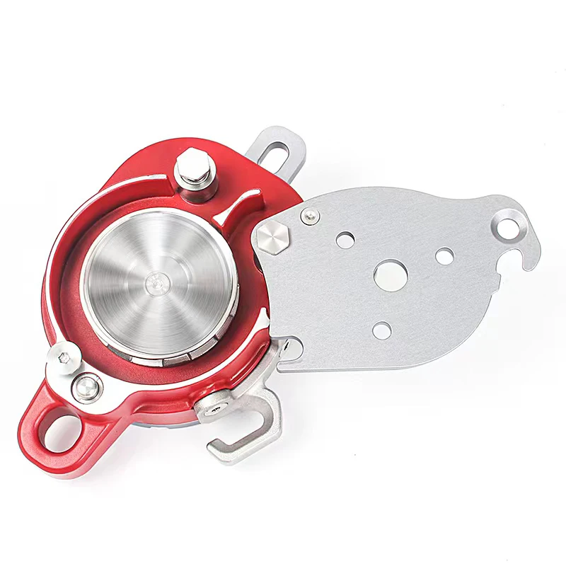 

Hand Drill Driven Ascending Descender 200KG Fall Arrester Electric Motor Hoist Pulley For Rock Climbing And Aerial Work