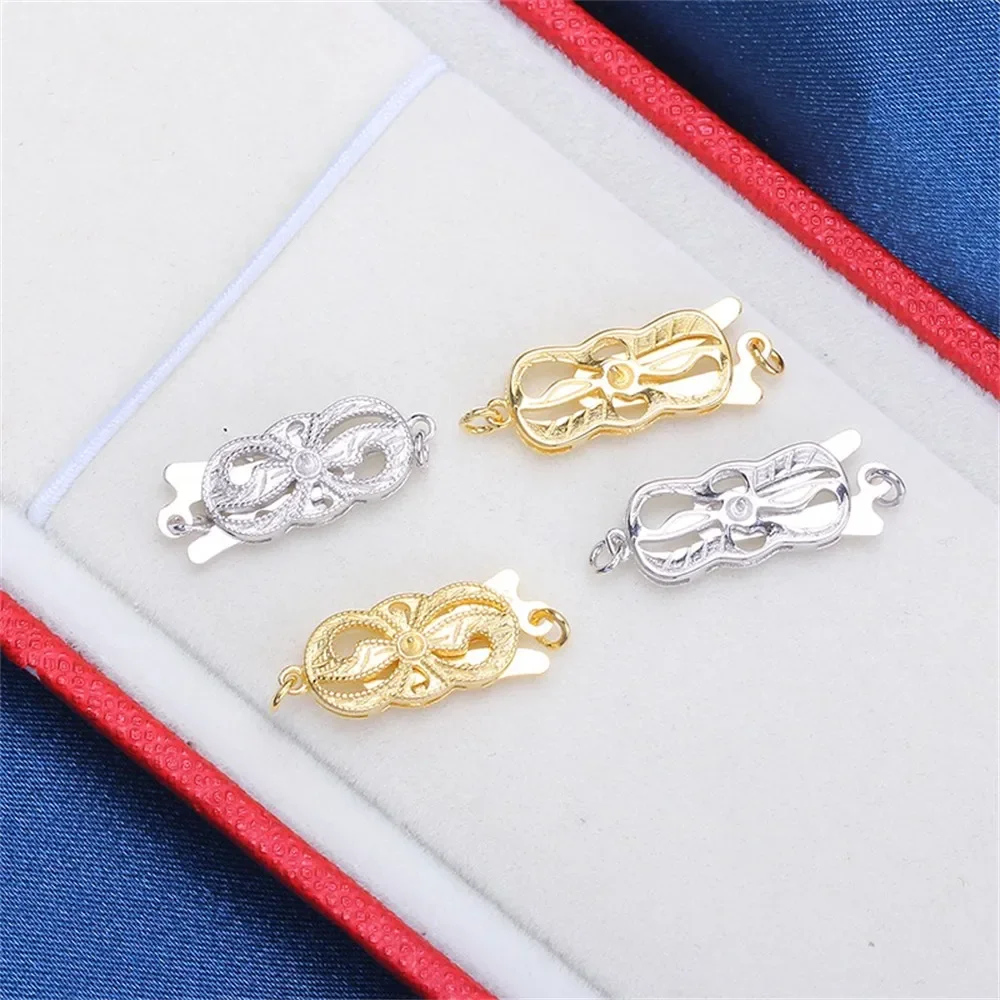 

S925 Sterling Silver Jewelry Clasp for DIY Necklace Bracelet Jewelry Findings Connector Hook 925 Silver Clasps Crafting Supplies