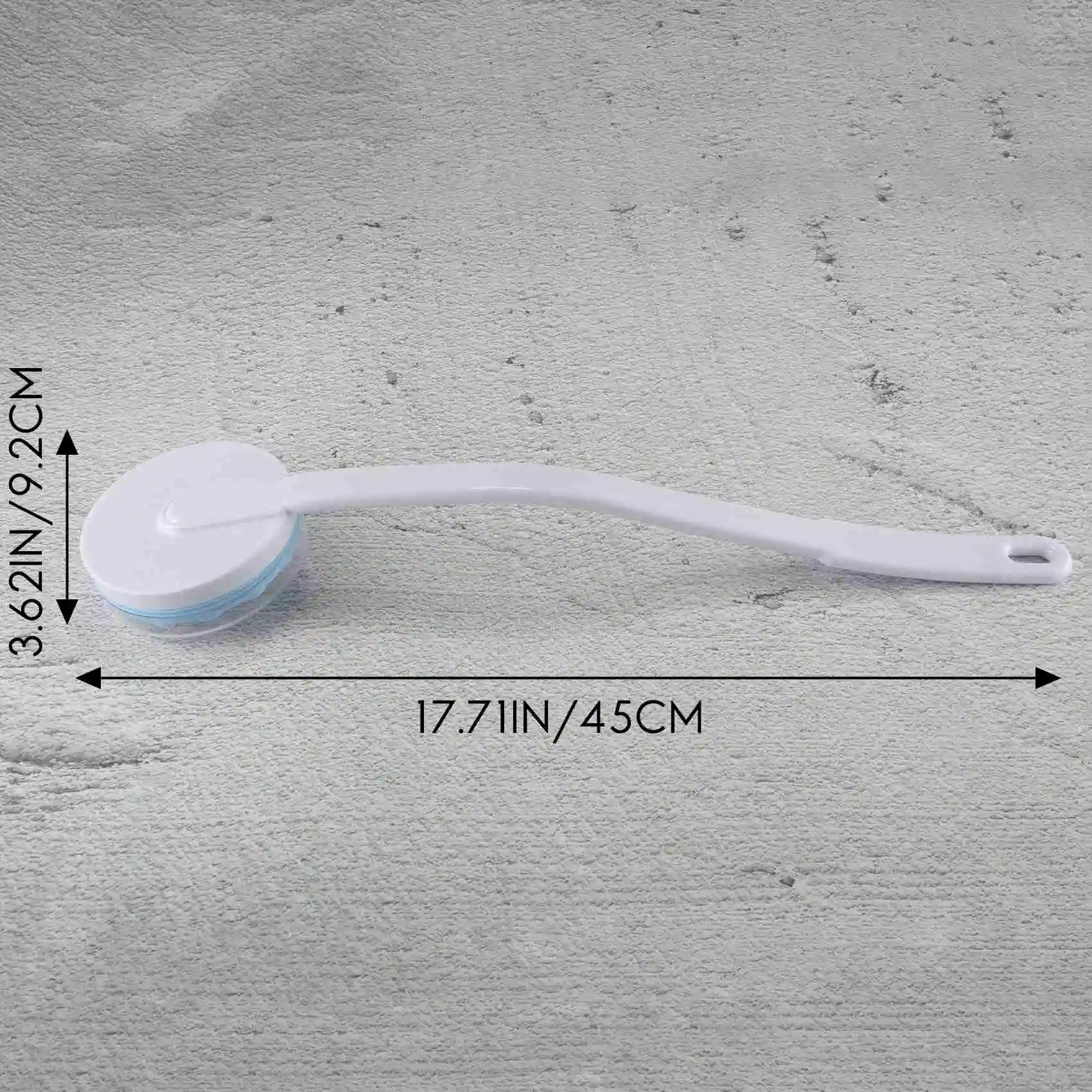 ABSJ-Long Handled Lotion Oil Cream Applicator Head Body Leg Back Bath Brush Scrub Massager Shower Rubbing Brush Bath Supplies To