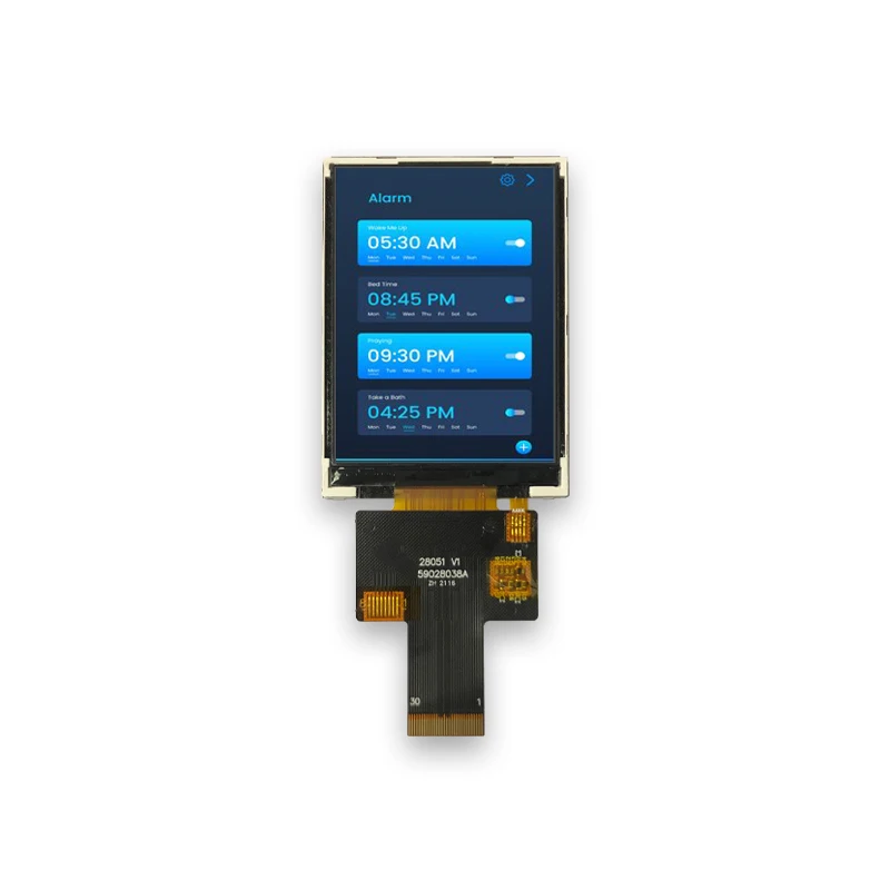 2.8 inch 240x320 JD9852 TFT LCD module with MIPI interface