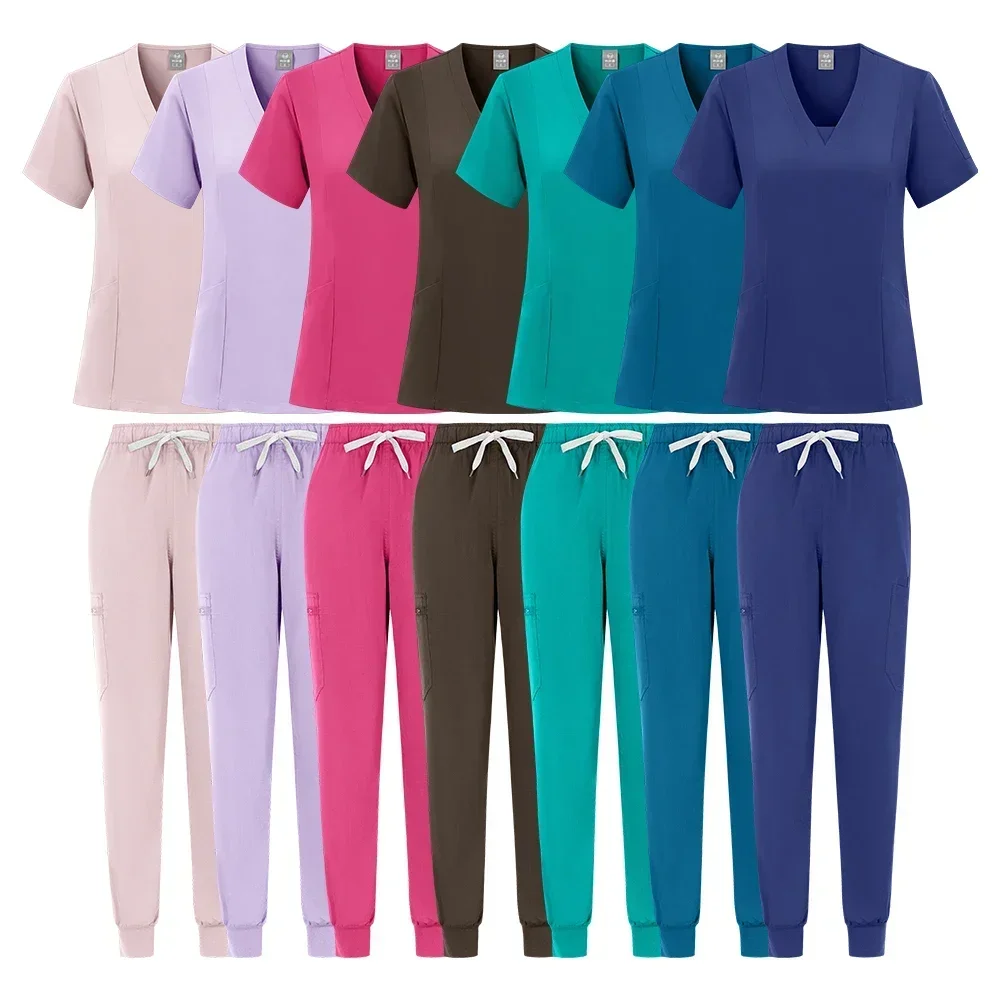 Hospital Uniform Women Medical Scrubs Supplier Medic Pattern Brand Set Doctor Designer Medical Uniforms Dental Clinic Beauty Spa