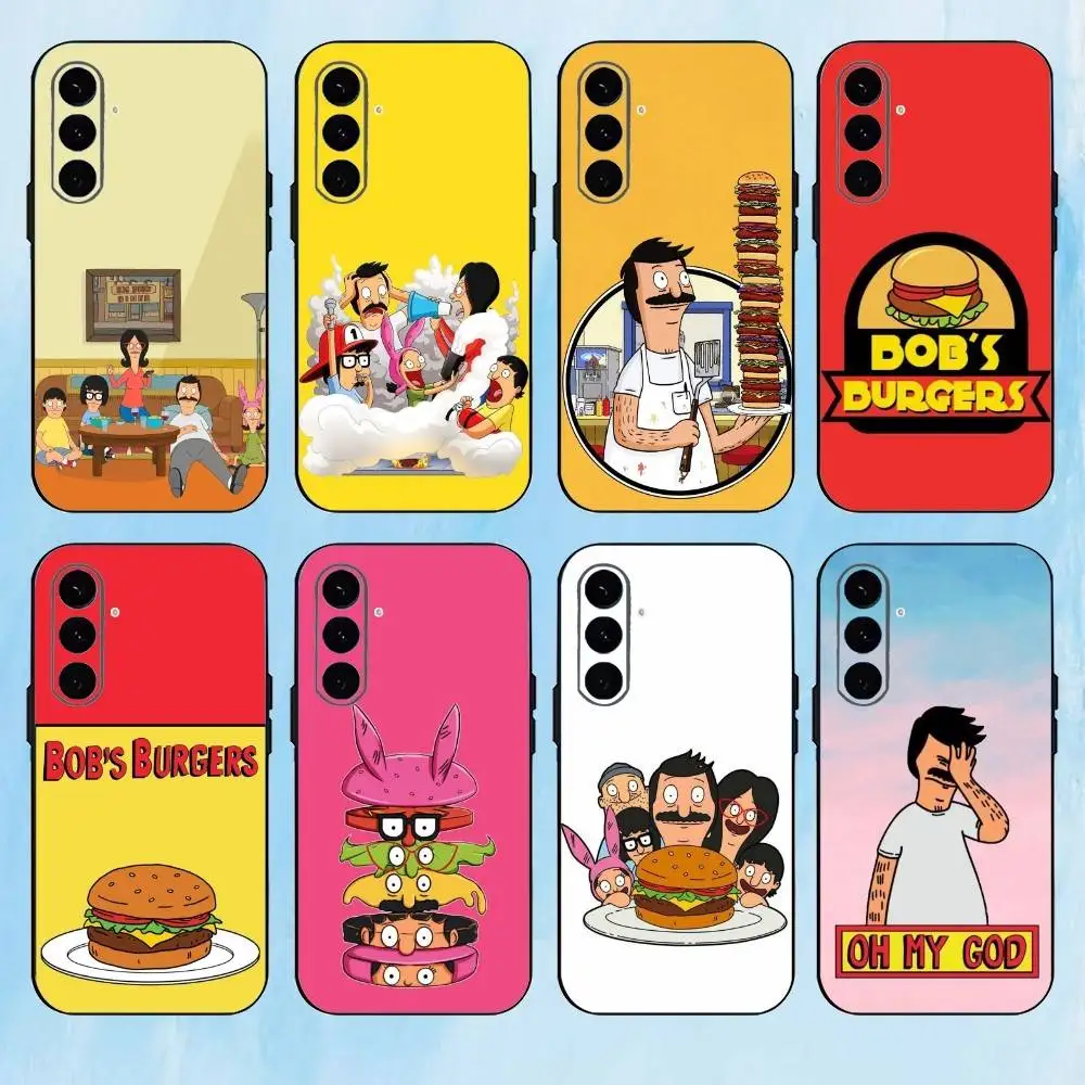 

C-Cartoon B-Bobs Burgers Phone Case For Samsung Galaxy A73,A72,A71,A70,A53,A52,A51,Others Soft Black Cover