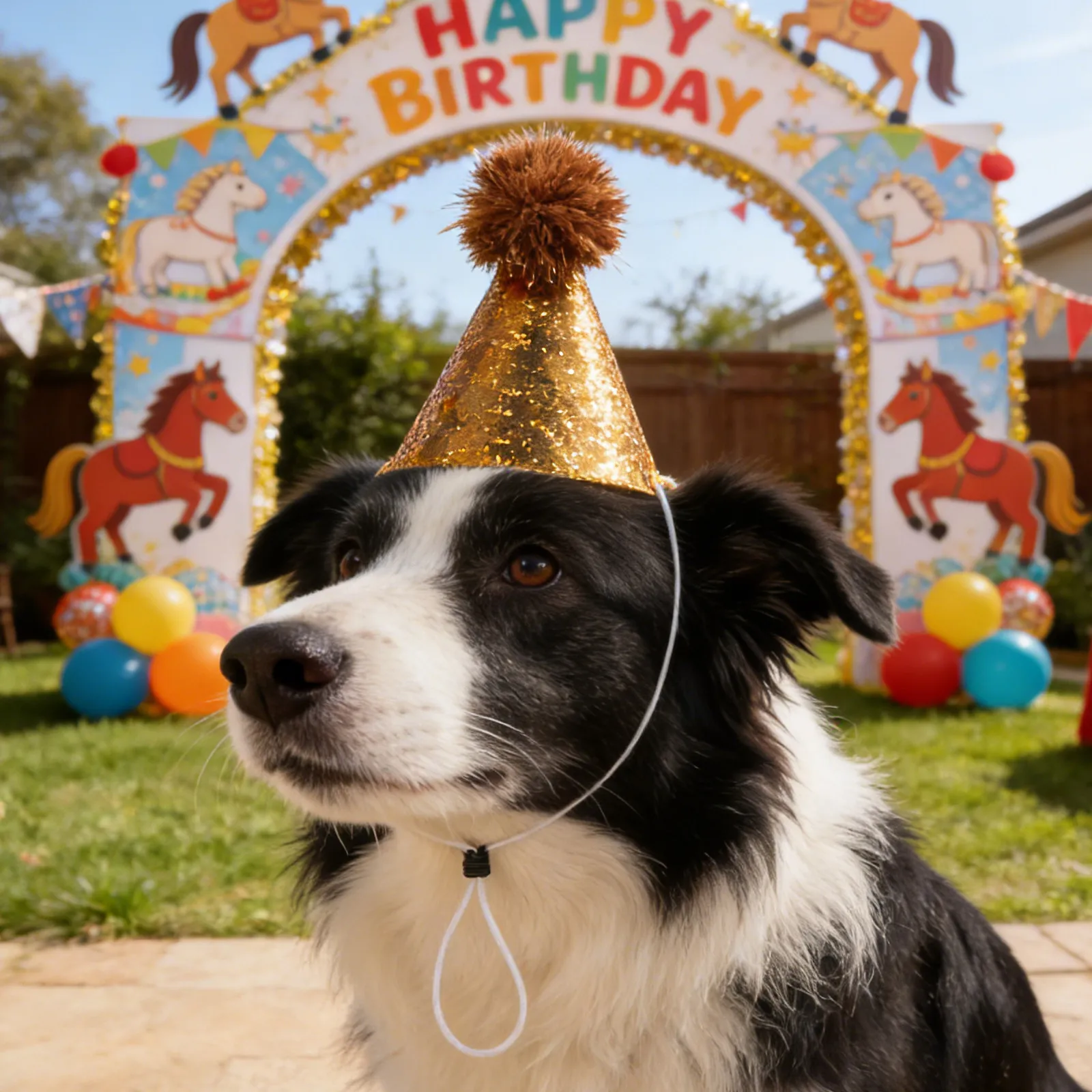 

Набор из 7 разноцветных блестящих конусных колпаков для детей и мягких игрушек - легкие праздничные головные уборы для фотосессий