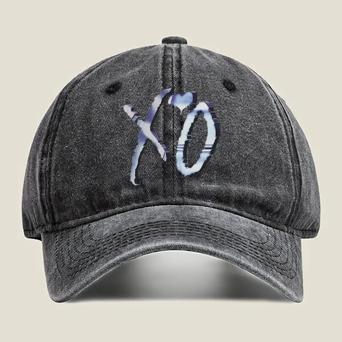 

XO Symbol Edgy Graphic Design Art Washed Baseball Cap